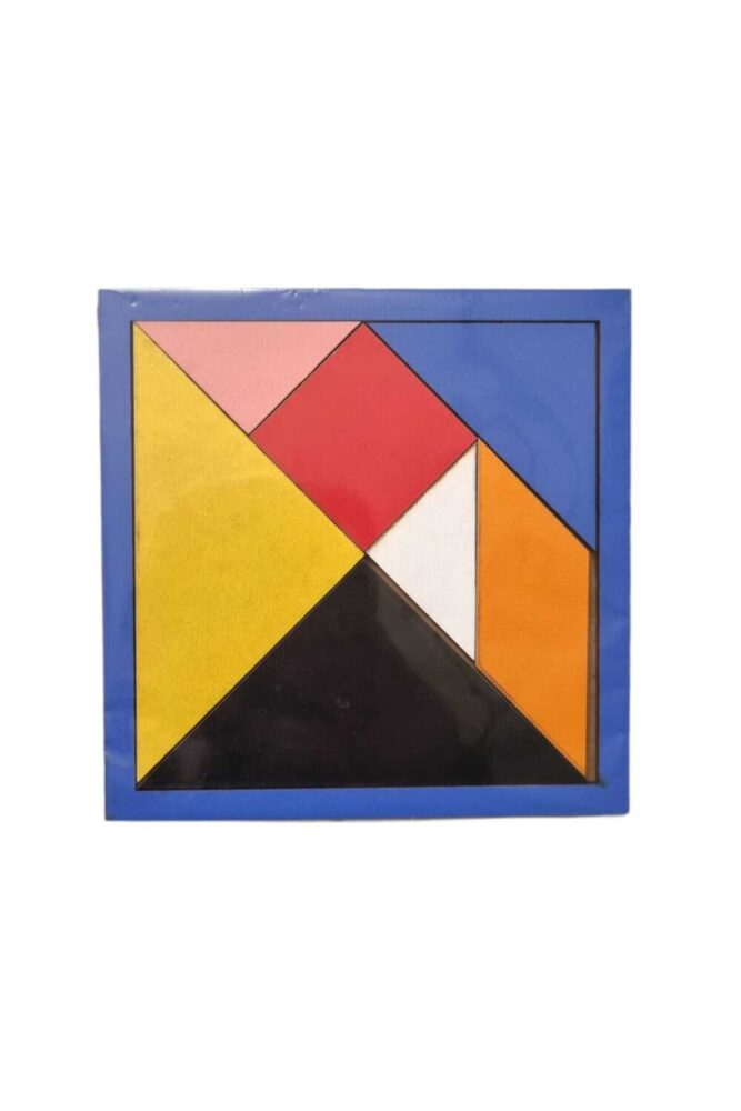 Genel Markalar Wooden Toys Doğal Ahşap Eğitici Oyuncak 7 Parça Orta Tangram - Görsel 3