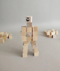 Alternative view of Genel Markalar Ahşap Eğitici Küp Bloklar 2x2x2cm 100 Adet Doğal Kayın Küp 2 Cm