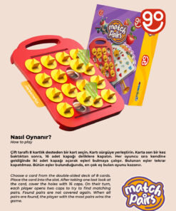 Go Toys Match Pairs Hafıza Eşleştirme Oyunu Eğitici Oyuncak - Görsel 3