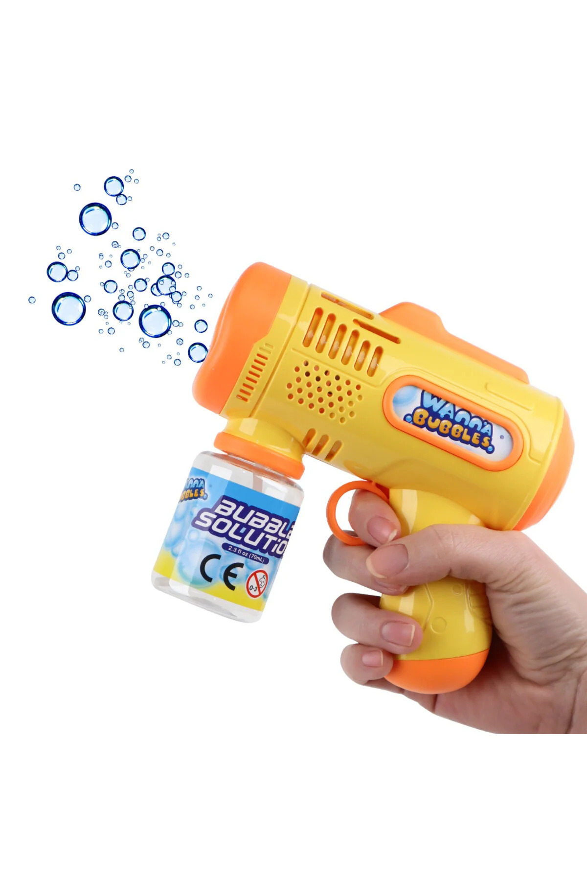 bolfer Pilli Işıklı Köpük Tabancası KARIŞIK RENK GÖNDERİM YAPILMAKTADIR
