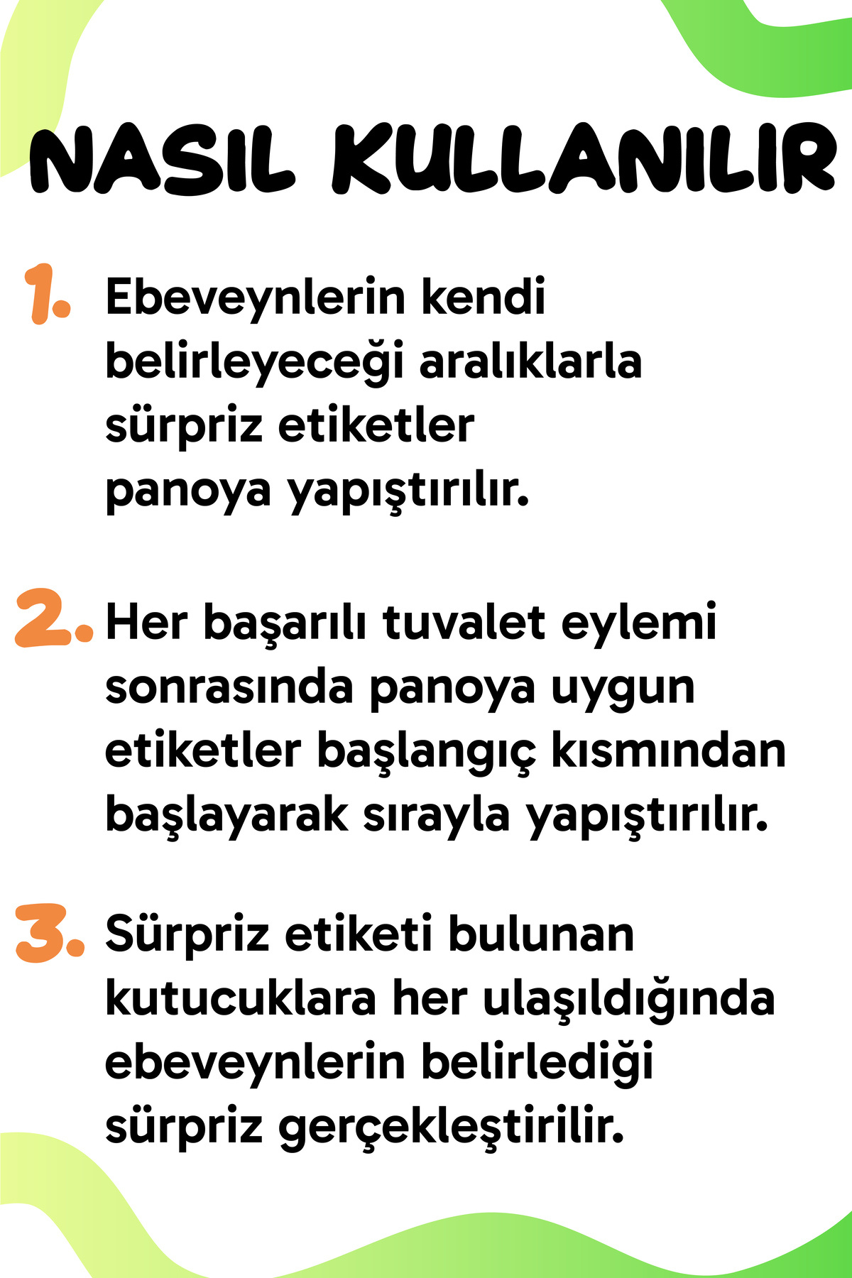 papermoods Eğlenceli ve Eğitici Tuvalet Eğitimi Sticker Panosu - Sevimli Sticker - Görsel 3