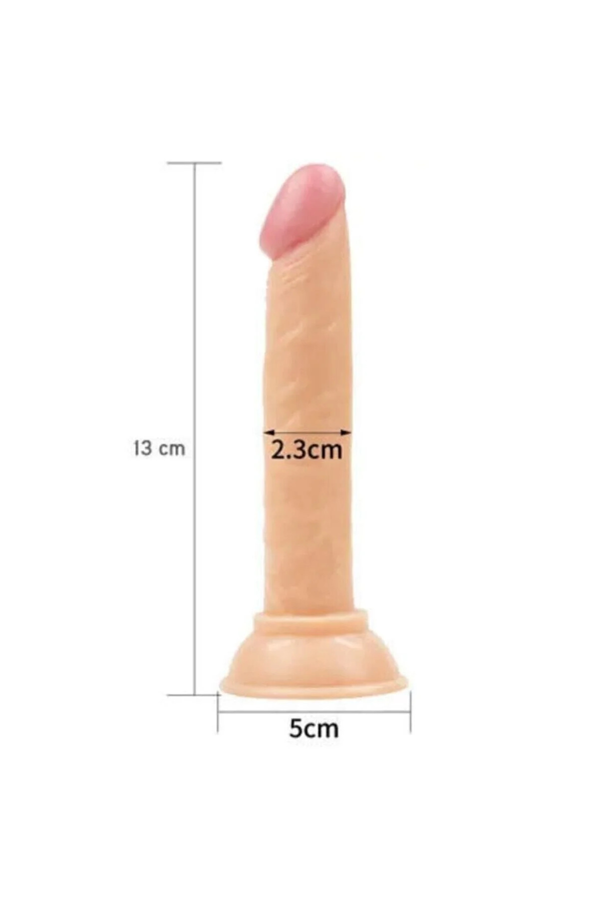 Genel Markalar Kemerli Strapon Takma 14 cm Belden Bağlamalı Penis dildo - Görsel 3