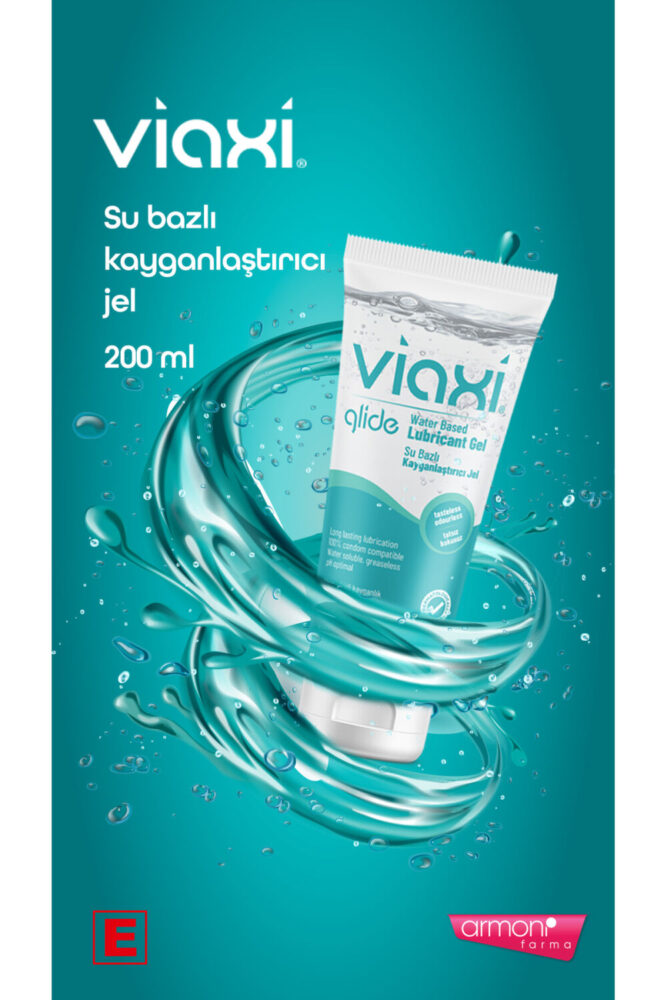 Viaxi Glide Doğal Kayganlaştırıcı Jel 200 ml. (2 Adet) - Görsel 2