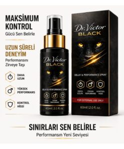 DR VİCTOR BLACK Erkek Uzun Deneyim sprey Orjinal Kutulu 60 ml