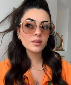 Eyesofia Swanky Unisex Nude Güneş Gözlüğü - Görsel 3