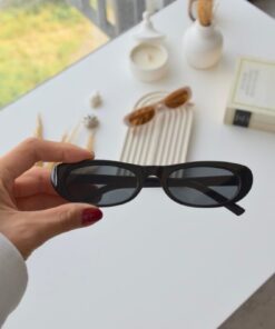 LOOKUP Güneş Gözlüğü UV400 Korumalı Unisex Model Kaliteli Cam Ve Çerçeve Vintage Retro - Görsel 3
