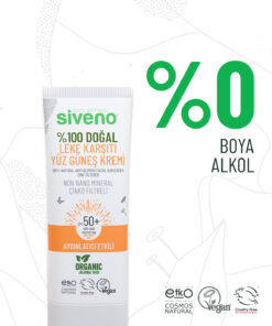 Siveno 0 Doğal Yüz Güneş Kremi Leke Karşıtı Aydınlatıcı Mineral Filtre UVA UVB SPF 50+ 30 ml - Görsel 3