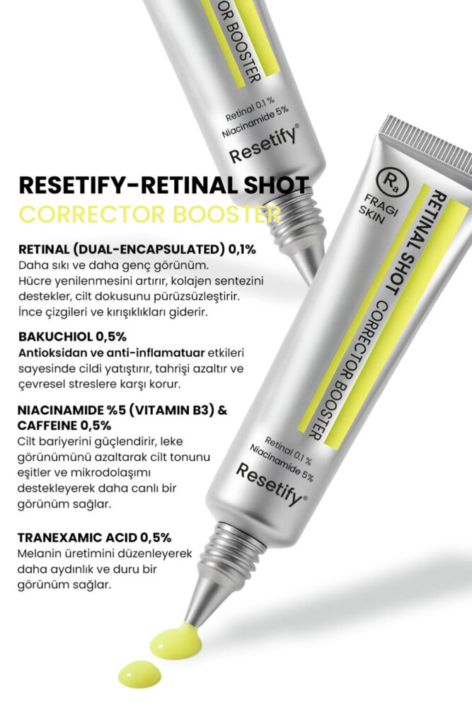 RESETIFY Retinal (%0,1) Shot Corrector Booster Krem 20 ML - Görsel 2