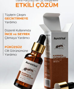 Alternative view of AuraVital Karınca Yumurtası Yağı 30 Ml Doğal Yağ– Tüy Azaltıcı, Epilasyon Sonrası Cilt Bakım Yağı