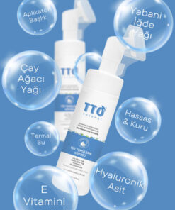 TTO Thermal Yüz Temizleme Köpüğü 200 ml Aplikatörlü Cilt Temizleyici Demodex’e Eğilimli Ciltler - Görsel 3