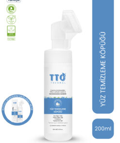TTO Thermal Yüz Temizleme Köpüğü 200 ml Aplikatörlü Cilt Temizleyici Demodex’e Eğilimli Ciltler