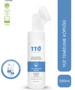 TTO Thermal Yüz Temizleme Köpüğü 200 ml Aplikatörlü Cilt Temizleyici Demodex’e Eğilimli Ciltler