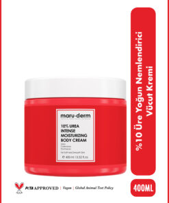 Maru.Derm Vücut Kremi | Urea (ÜRE) Yoğun Nemlendirici Vücut Kremi 400 ml