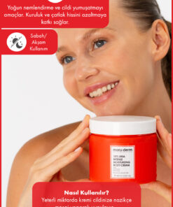 Maru.Derm Vücut Kremi | Urea (ÜRE) Yoğun Nemlendirici Vücut Kremi 400 ml - Görsel 3