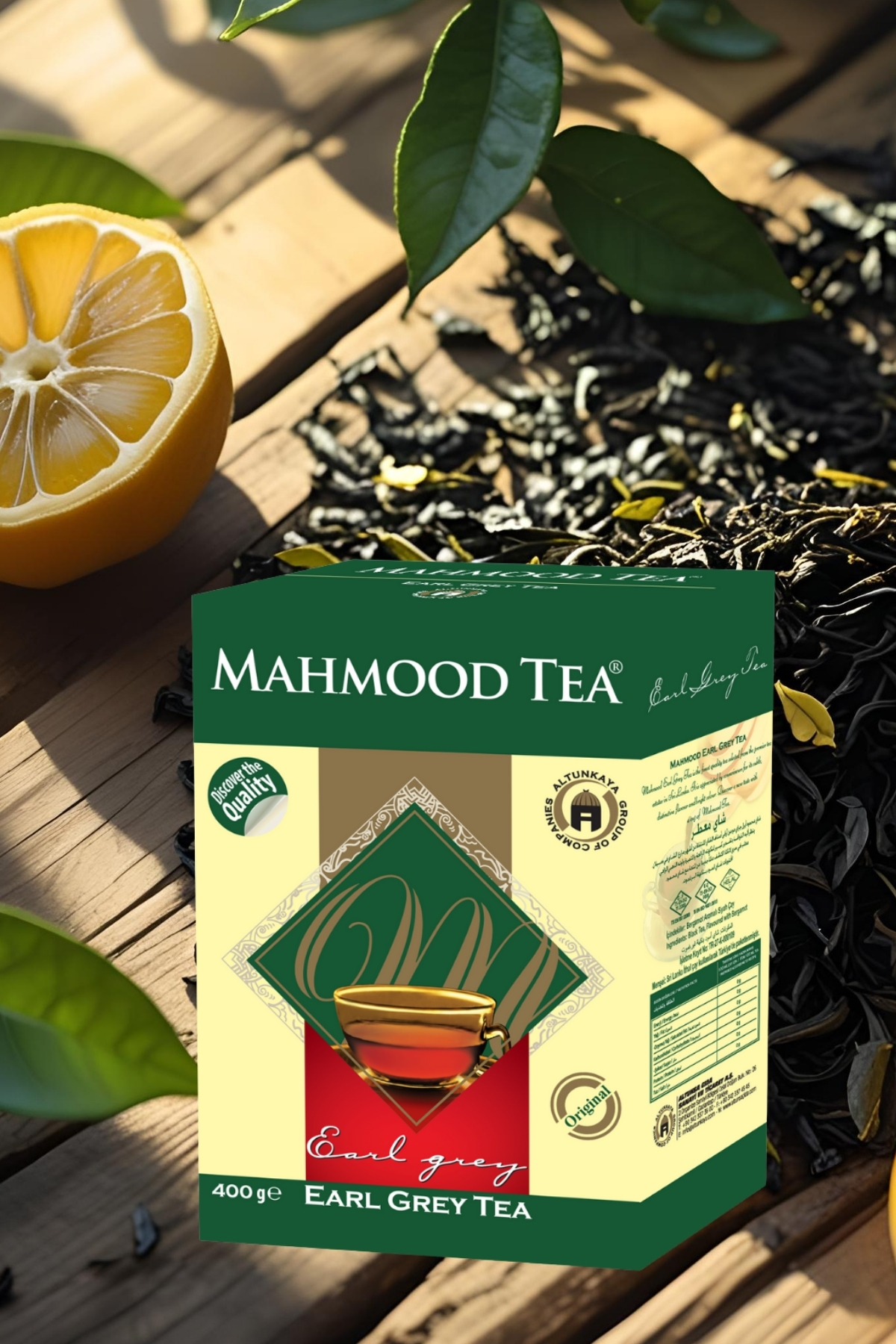Mahmood Tea Bergamotlu Ithal Seylan Dökme Çayı Ceylon Earl Grey Kutu 400 G - Görsel 3