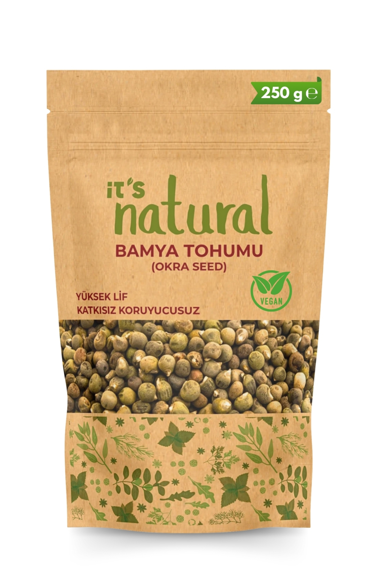 it's Bamya Tohumu Katkısız Yenilebilir 250 G (Okra Seed)