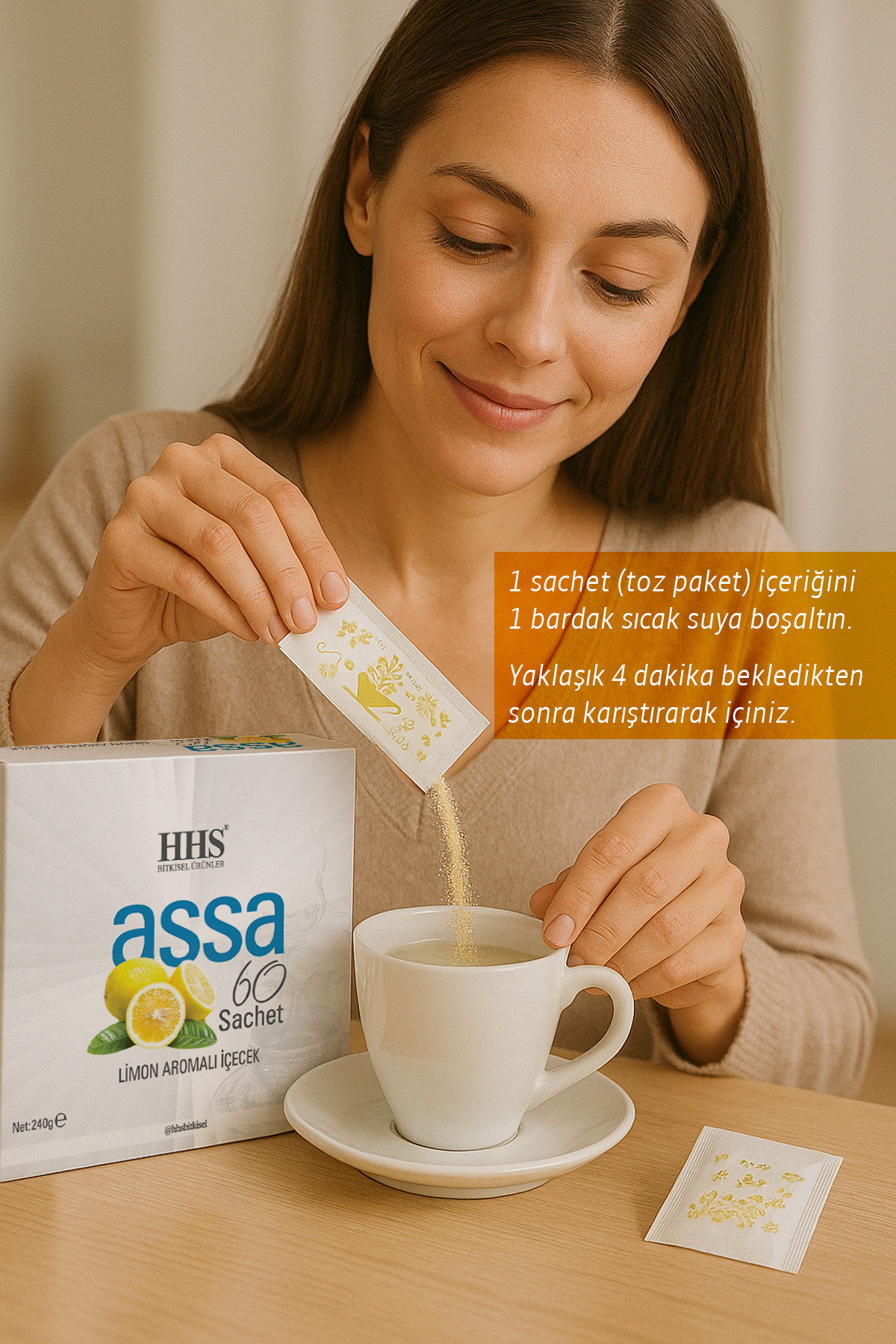 Hhs Assa 60 Sachet Karışık Bitkisel Diyet Çay - Görsel 3