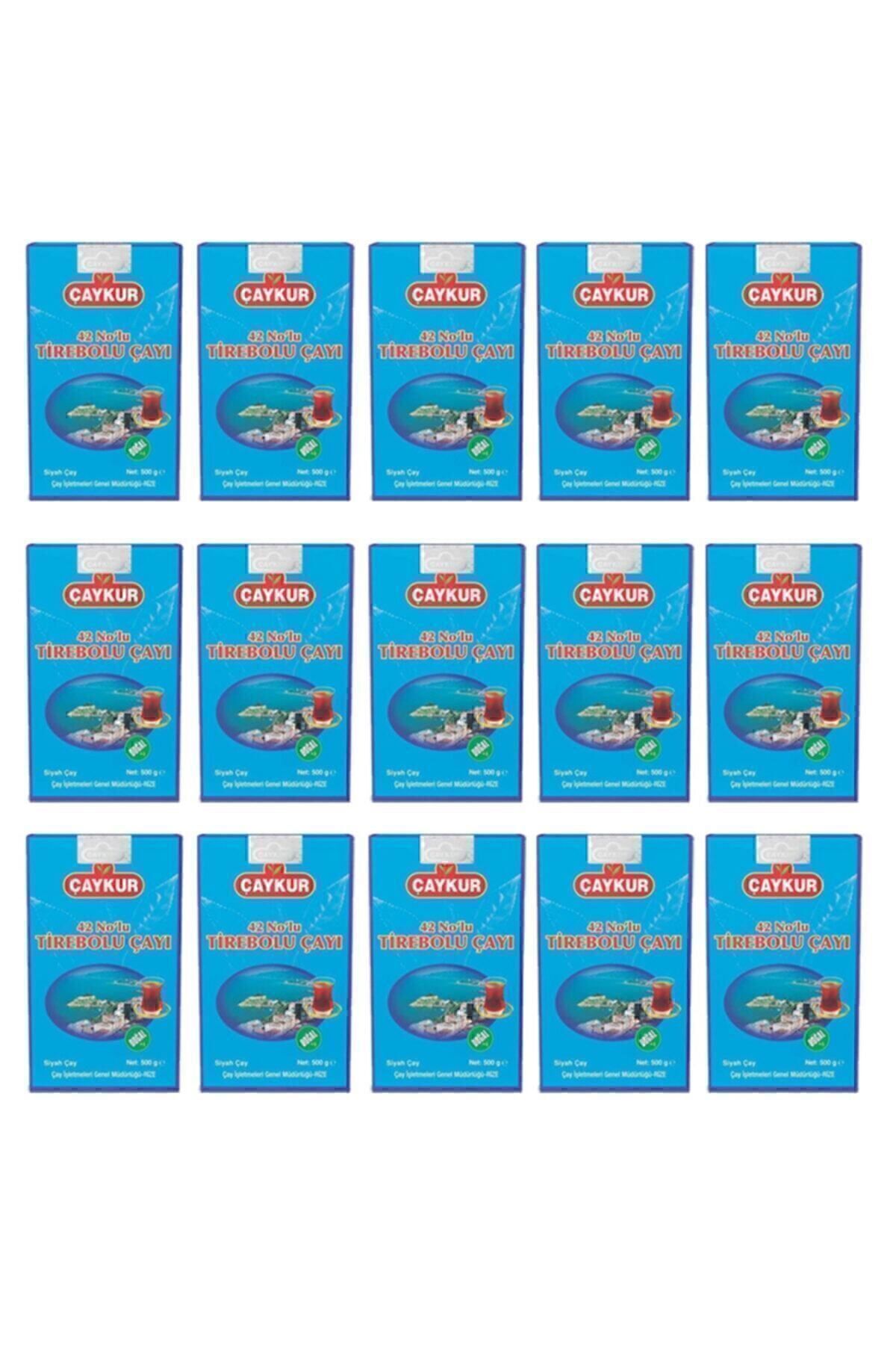 Çaykur 42 No'lu Tirebolu Siyah Dökme Çay 15 x 500 G