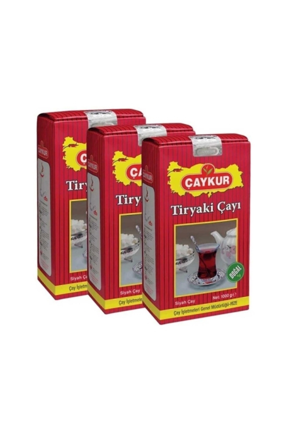 Çaykur Tiryaki Çay 1000 Gr X 3 Adet