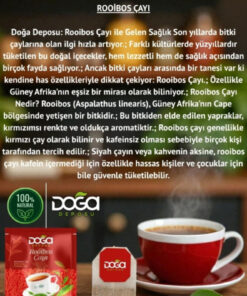 DOĞA DEPOSU Rooibos Çayı – Kafeinsiz Antioksidan Gücü Yüksek Kırmızı Çay - Görsel 2