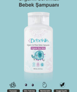 Bebeklik Organik Sertifikalı Aloe Vera Bebek ve Çocuk Şampuanı 300 ml - Görsel 3