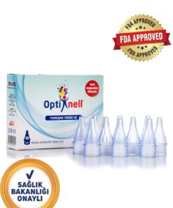 Optinell Bebek Otribebe Uyumlu Nazal Burun Aspiratörü Yedek Uç Skt: 07/2029