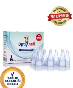 Optinell Bebek Otribebe Uyumlu Nazal Burun Aspiratörü Yedek Uç Skt: 07/2029