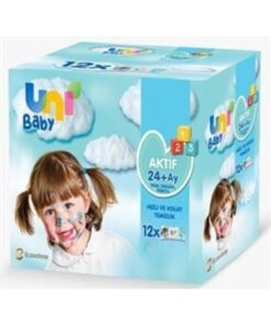Uni Baby Islak Mendil Aktif 12x52'li Islak Mendil 624 Yaprak