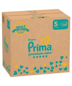 Alternative view of Prima Bebek Bezi Premium Care 5 Numara 108 Adet Aylık Fırsat Paketi