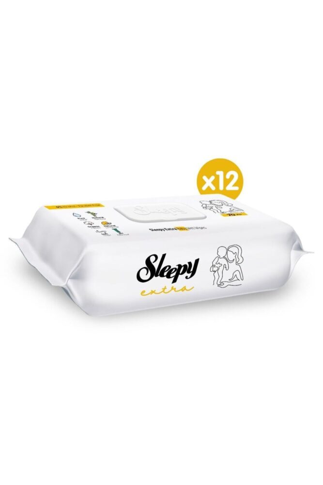 Sleepy Extra Islak Bebek Havlusu 12x70 (840 YAPRAK) - Görsel 2
