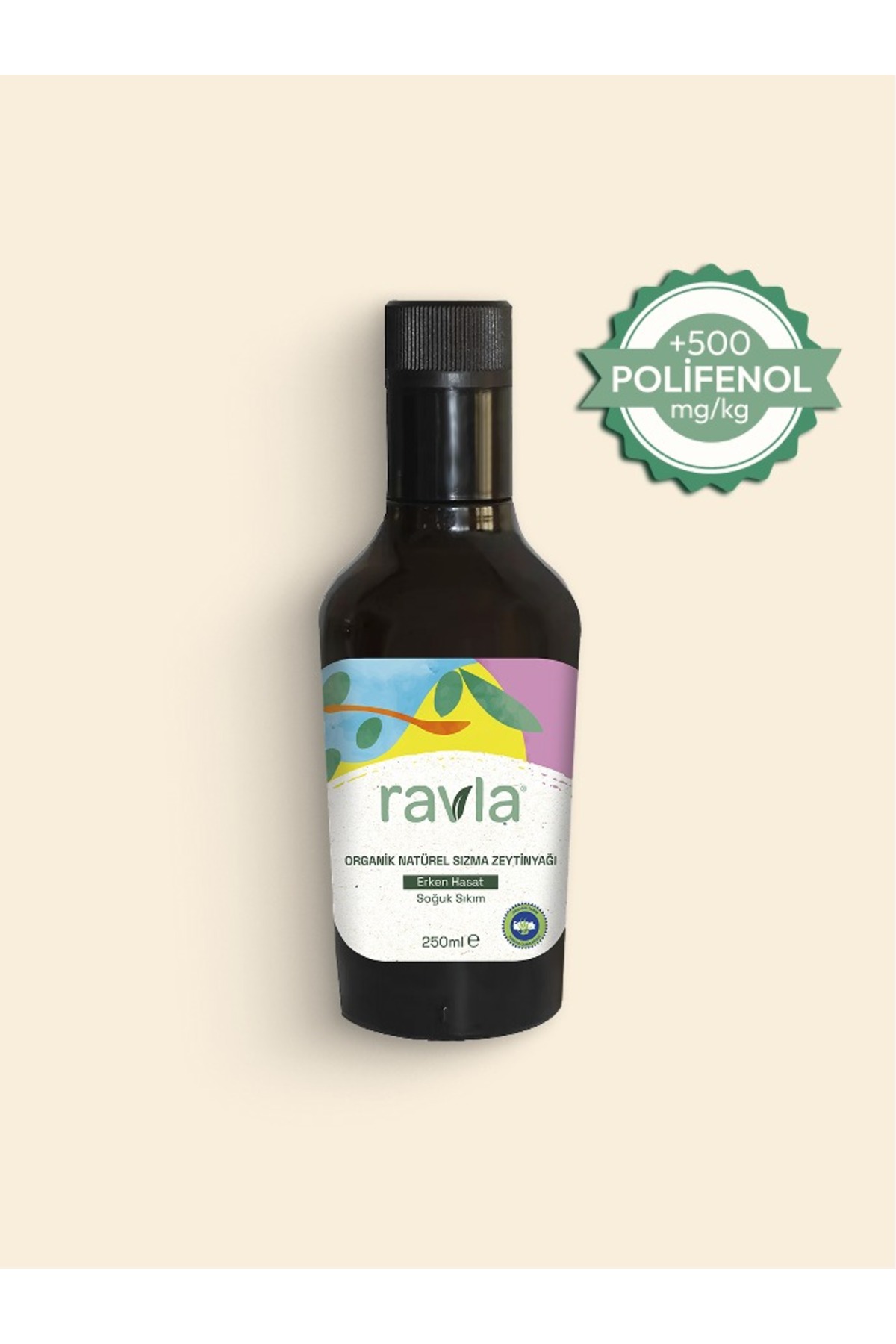 Ravla Organik Zeytinyağı – Bebek ve Çocuklara Özel Yüksek Polifenol Serisi 250ml