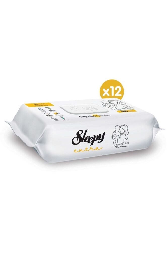 Sleepy Extra Islak Bebek Havlusu 12x90 (1080 Yaprak) - Görsel 2