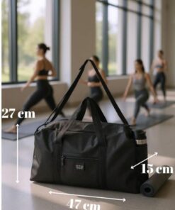 Alternative view of KAFFAA Unisex Uzun Askılı Termos Bölmeli Kadın Ve Erkek Kullanabilir Seyahat Fitness Ve Spor Çantası