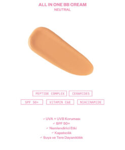 Alternative view of Kremi BB Krem SPF50 Yüksek Kapatıcı, Nemlendirici, Ton Eşitleyici, Aydınlatıcı - Neutral(Orta)50ml