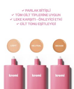 Kremi BB Krem SPF50 Yüksek Kapatıcı, Nemlendirici, Ton Eşitleyici, Aydınlatıcı - Neutral(Orta)50ml - Görsel 3