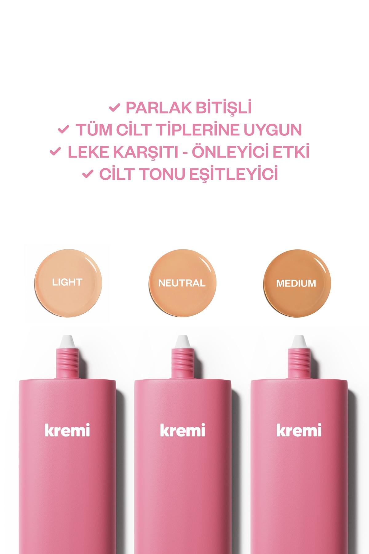 Kremi BB Krem SPF50 Yüksek Kapatıcı, Nemlendirici, Ton Eşitleyici, Aydınlatıcı - Neutral(Orta)50ml - Görsel 3