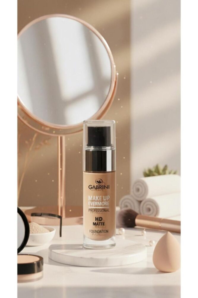 Gabrini Hd Matte Professional Foundation No:1 - Görsel 3