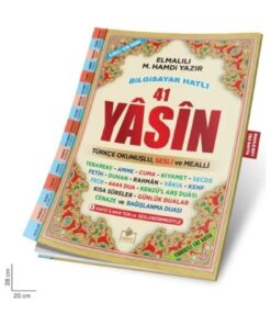 Merve Yayınları Fihristli 41 Yasin Bilgisayar Hatlı Türkçe Okunuşlu Ve Mealli (ORTA BOY) (kod: Yasin034