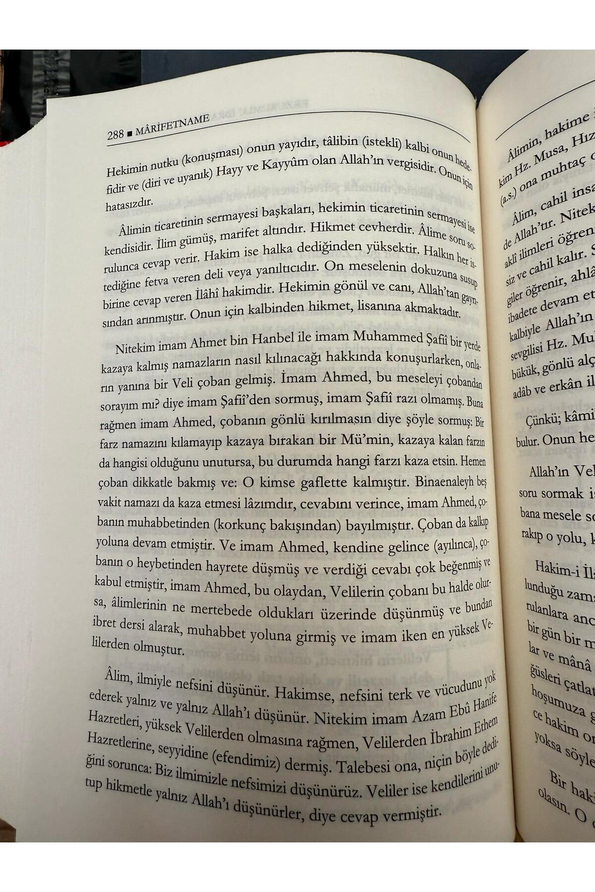 Kitap Pazarı Marifetname ERZURUMLU İBRAHİM HAKKI 3cild birarada HARİTALI tam metin 17*24 Kırmızı - Görsel 3