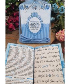 Medrese Yayınları 50li Tül Keseli Yasin Cüzü Kitabı Erkek Bebek Için Tesbihli Sesli Dinleme,dogum,mevlit Hediye,mavi