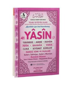 Furkan Neşriyat Orta Boy Yasin Pembe 80 Sayfa