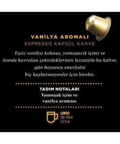 Kahve Dünyası Vanilya Aromalı Kapsül Kahve 10'lu Kutu - Görsel 3