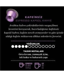Kahve Dünyası Kafeinsiz Kapsül Kahve 10'lu Kutu Nespresso Ile Uyumlu - Görsel 3