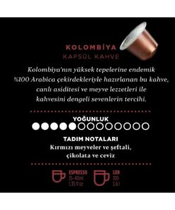 Kahve Dünyası Kolombiya Kapsül Kahve 10'lu Kutu - Görsel 3