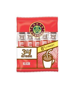 Kahve Dünyası 3'ü 1 Arada 8'li Paket Kahve