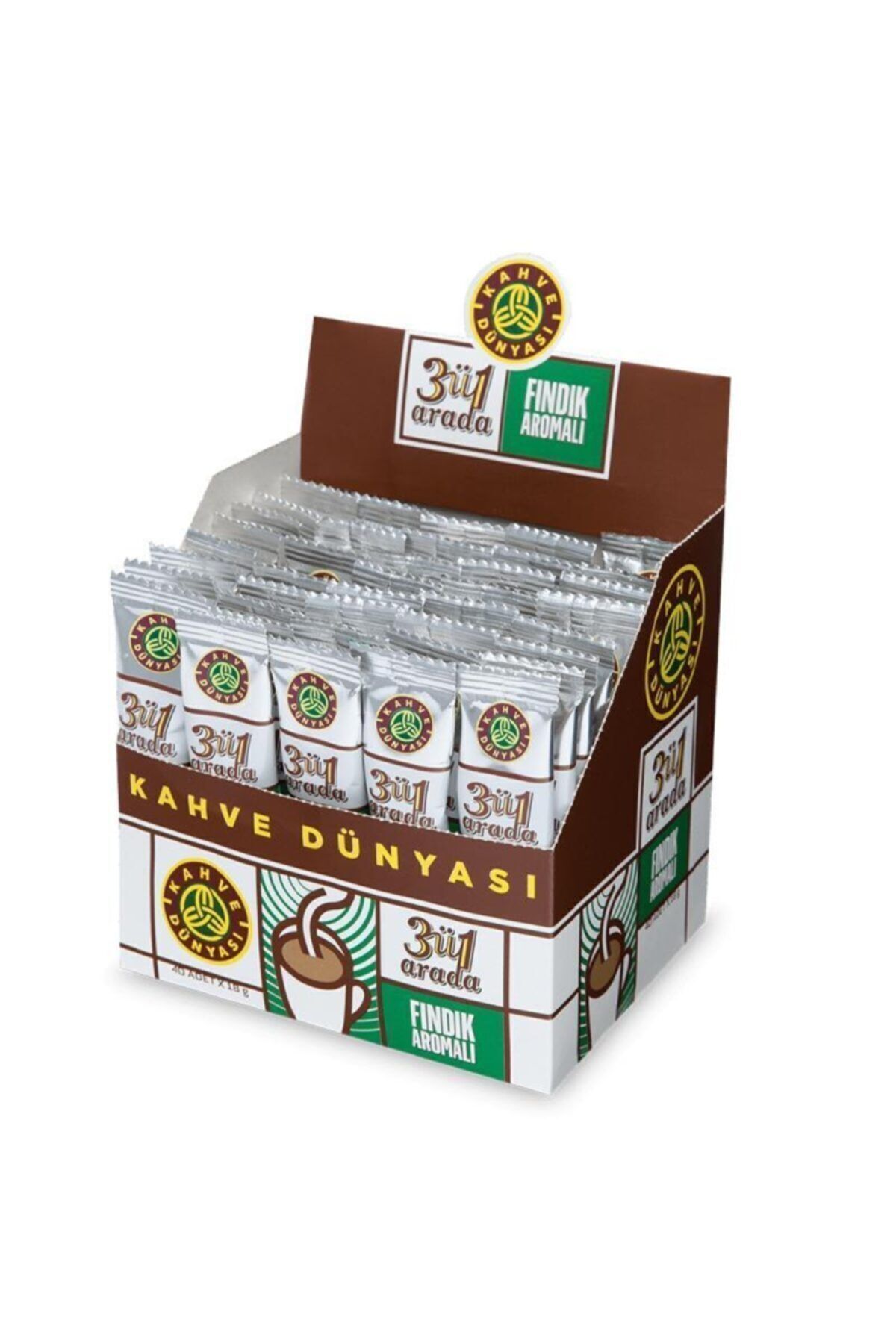 Kahve Dünyası 3ü1 Arada Fındıklı Kahve 18g 40 Adet