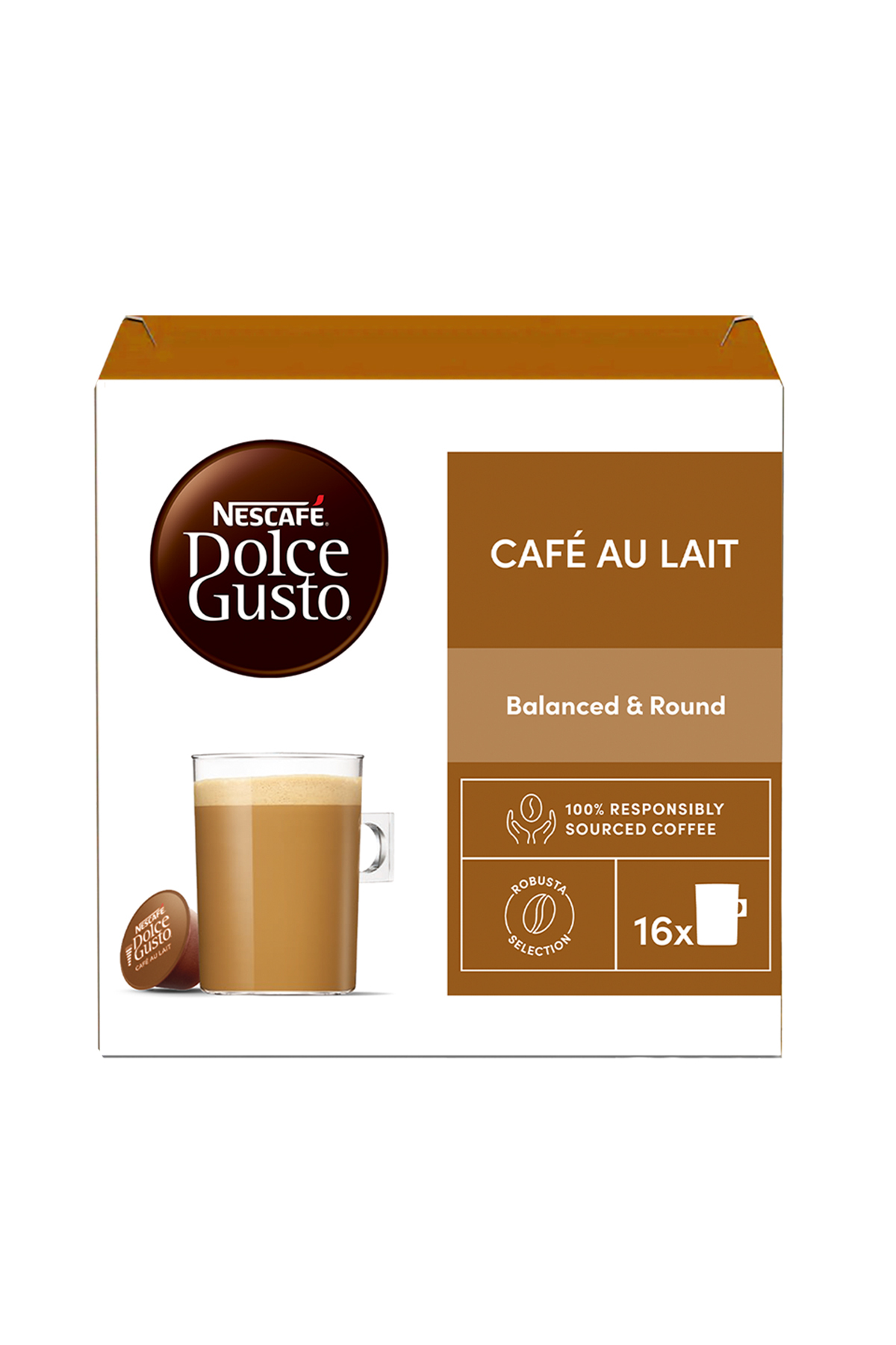 Nescafe Dolce Gusto Coffee Cafe Au Lait 16 Kapsül X 3 Adet - Görsel 3
