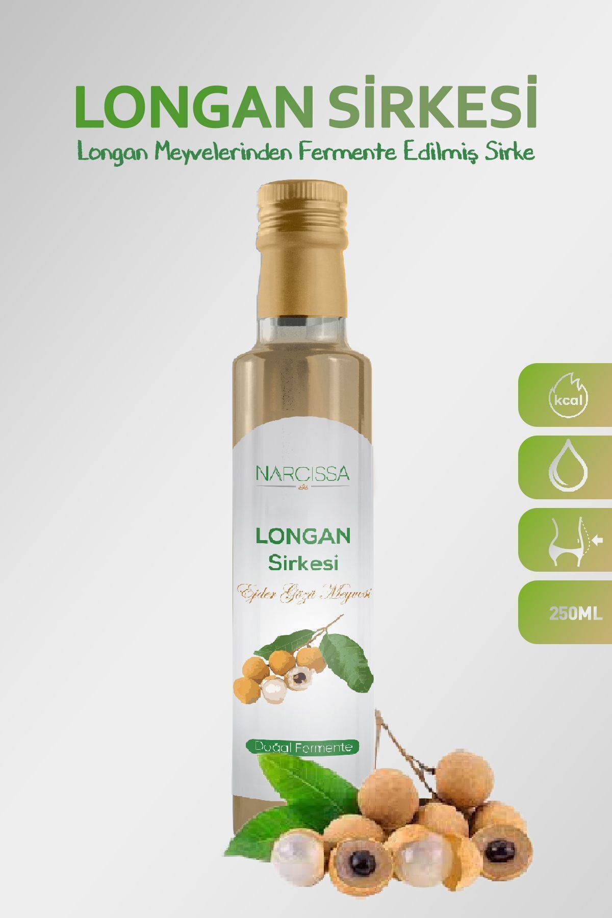Narcissa Doğal Longan Sirkesi 250ml