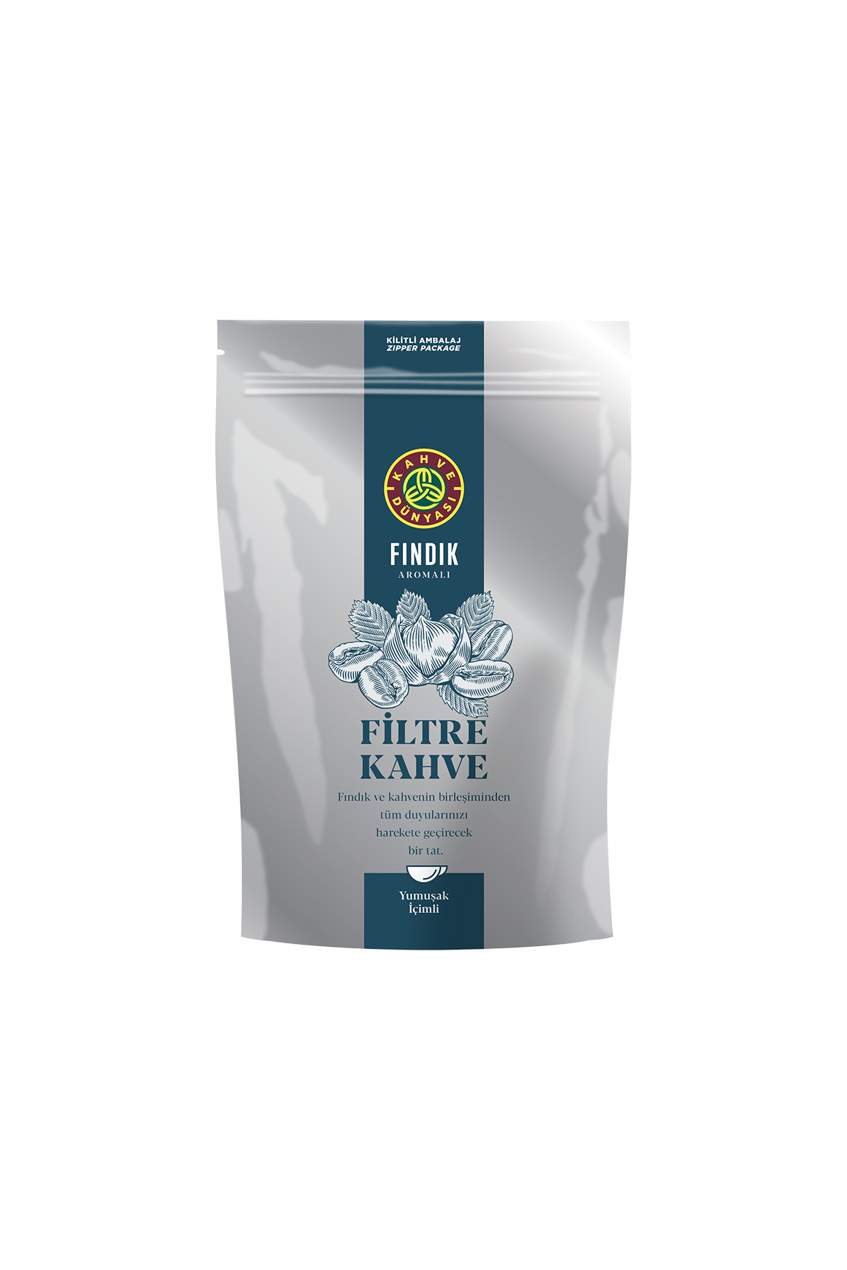 Kahve Dünyası Fındık Aromalı Filtre Kahve Kağıt Filtre Çekim 250 gr