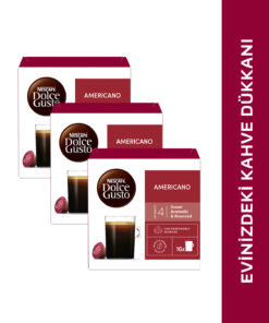 Nescafe Dolce Gusto Coffee Americano 16 Kapsül X 3 Adet